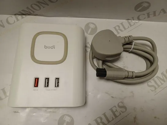 BUDI WIRELESS CHARGER WITH 3 USB CHARGING STATION