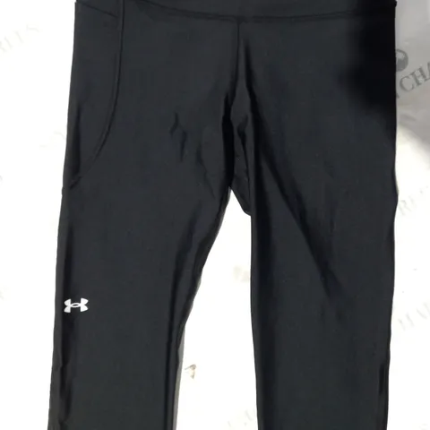 UNDER ARMOUR HIGH RISE ANKLE COMPRESSION LEGGINGS IN BLACK SIZE M