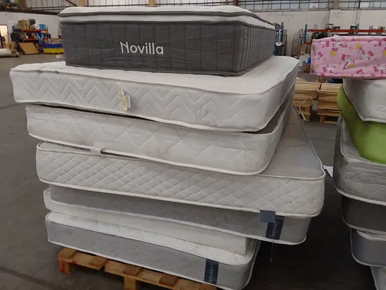 PALLET OF APPROXIMATELY 7X MATTRESS OF VARIOUS SIZES AND BRANDS 