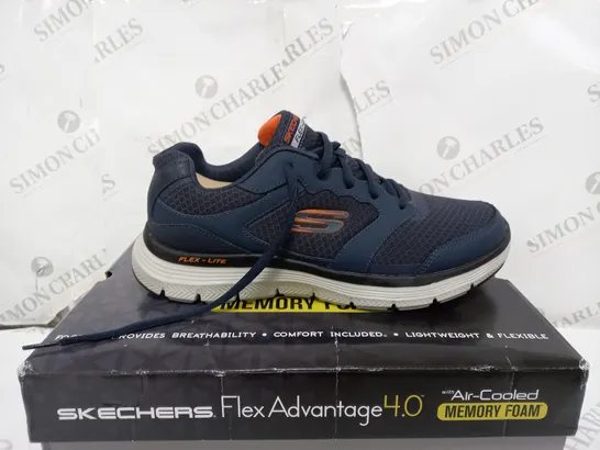 SKETCHERS TRAINER NAVY  SIZE 8 (MENS)