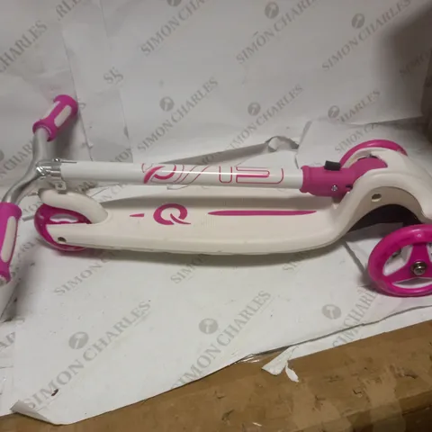 EVO COLOUR BURST PINK AND WHITE KIDS SCOOTER