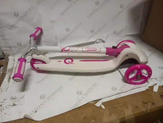 EVO COLOUR BURST PINK AND WHITE KIDS SCOOTER RRP £50