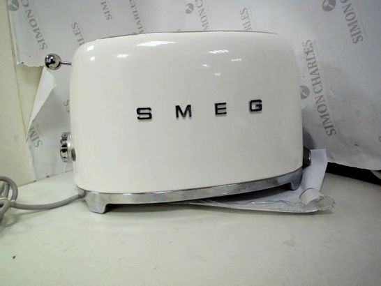 BOXED SMEG WHITE 2 SLICE TOASTER RRP £169.99