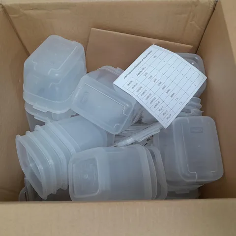 BOXED LOCK & LOCK APPROXIMATELY 20 PIECE NESTABLE FOOD CONTAINERS