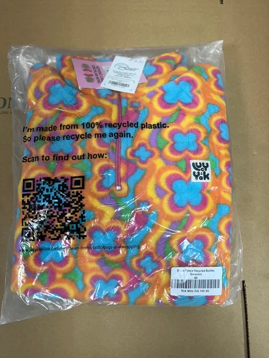 BAGGED LUCY&YAK BLAKE FLEECE IN MULTICOLOURS SIZE XS