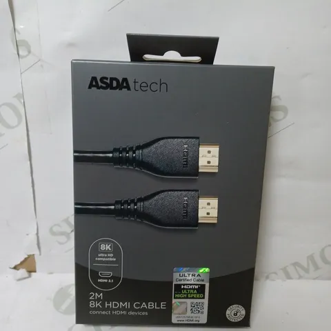BOX OF APPROXIMATELY 12 2M 8K HDMI CABLES 