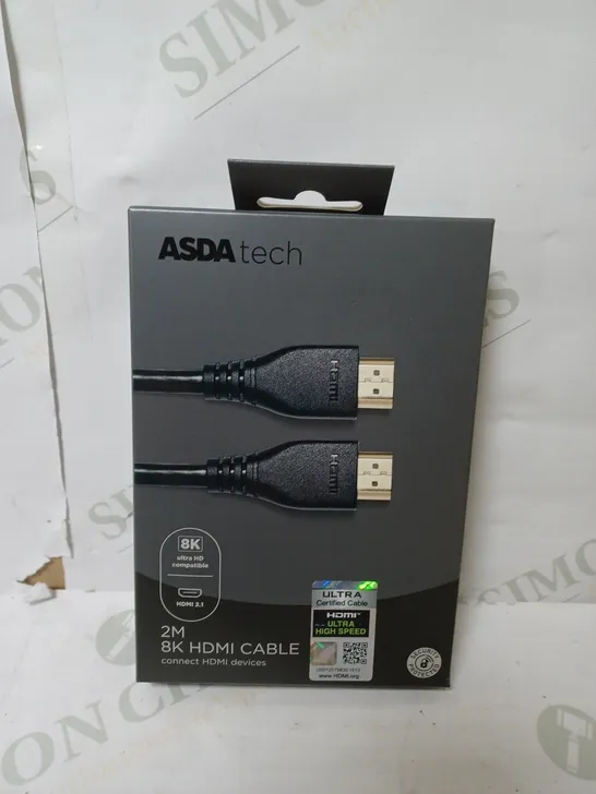 BOX OF APPROXIMATELY 12 2M 8K HDMI CABLES 