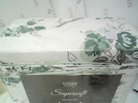 SUPERSOFT BY COZEE HOME SPRING SONG  DUVET SET KING SIZE