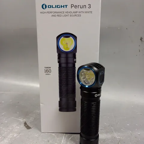 BOXED OLIGHT PERUN 3 HIGH PERFORMANCE HEADLAMP 