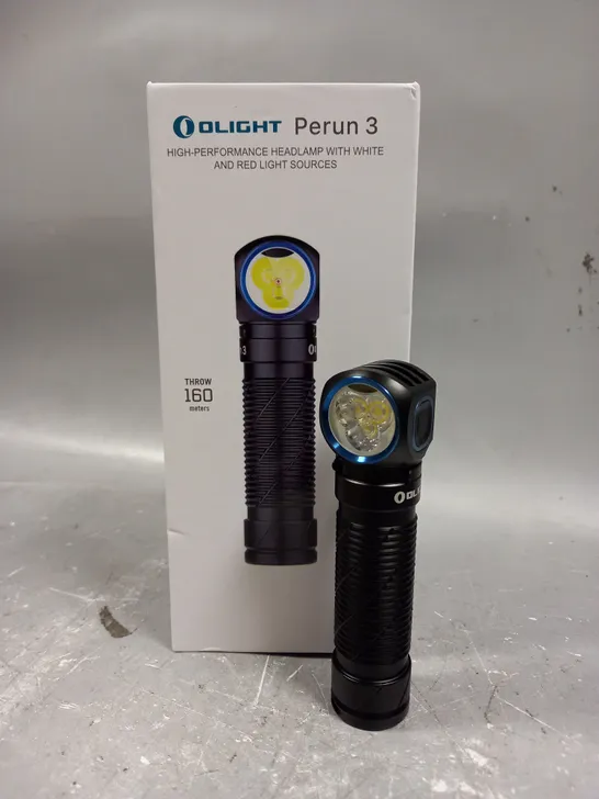 BOXED OLIGHT PERUN 3 HIGH PERFORMANCE HEADLAMP 