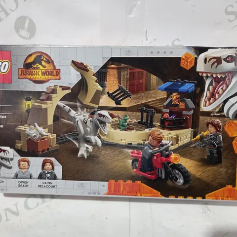 LEGO JURASSIC WORLD 76945 ATROCIRAPTOR DINOSAUR BIKE CHASE