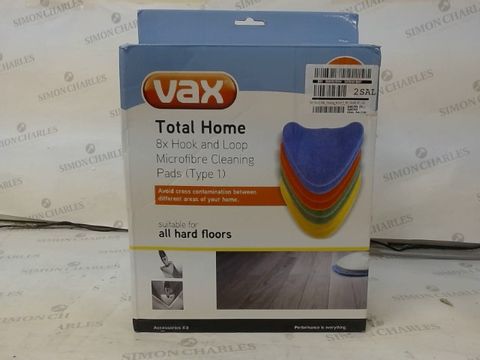 VAX TOTAL HOME MICROFIBRE CLEANING PADS X8 RRP &pound;25.00