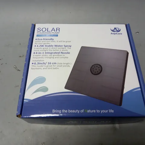 BOXED SOLAR FOUNTAIN PUMP (PL011)