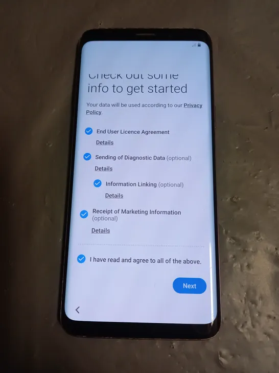 SAMSUNG GALAXY S9 SMARTPHONE IN ROSE PINK