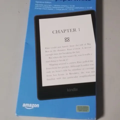 SEALED KINDLE PAPERWHITE SIGNATURE EDITION - 32GB