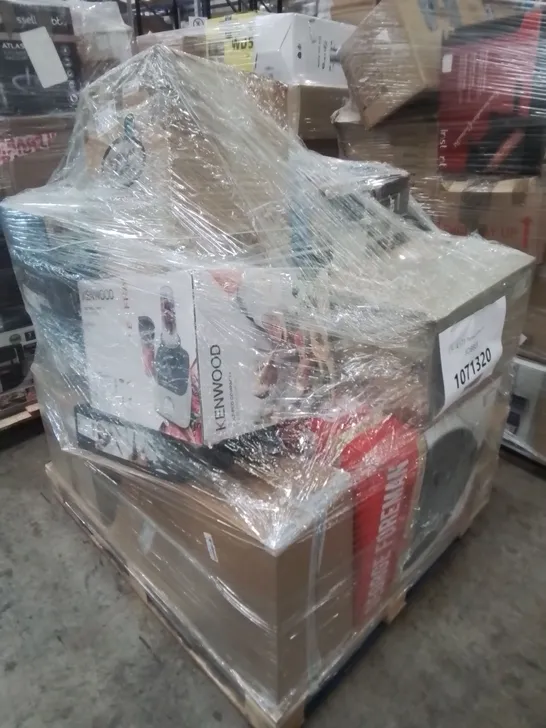 PALLET OF APPROXIMATELY 20 UNPROCESSED RAW RETURN HOUSEHOLD AND ELECTRICAL GOODS TO INCLUDE;