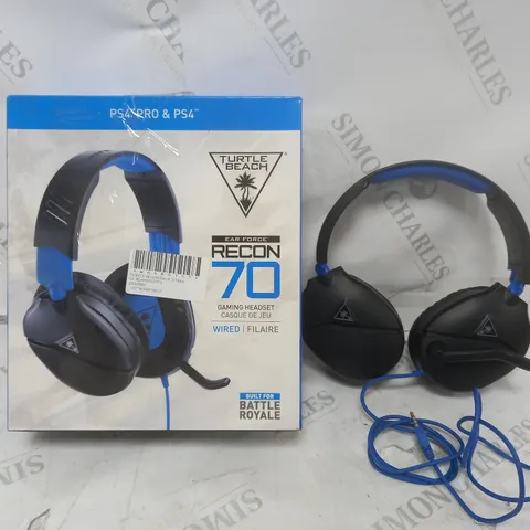 BOX OF APPROX 4 TURTLE BEACH RECON 70 GAMING HEADSETS - BLACK 