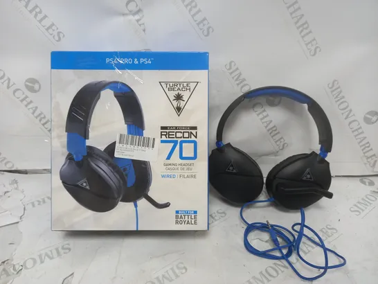 BOX OF APPROX 4 TURTLE BEACH RECON 70 GAMING HEADSETS - BLACK 