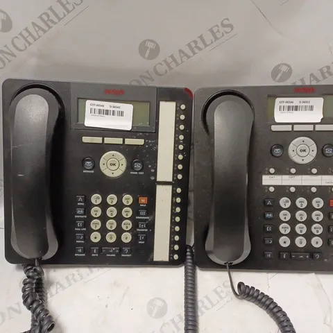 APPROXIMATELY 10 AVAYA OFFICE LANDLINE TELEPHONES (MODELS: 1608-I & 1616-1 BLK)
