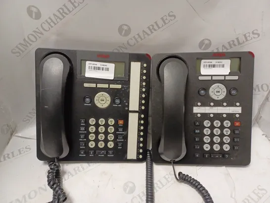 APPROXIMATELY 10 AVAYA OFFICE LANDLINE TELEPHONES (MODELS: 1608-I & 1616-1 BLK)