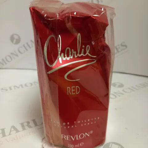 3 BOXED AND SEALED REVLON CHARLIE RED EAU DE TOILETTE 100ML