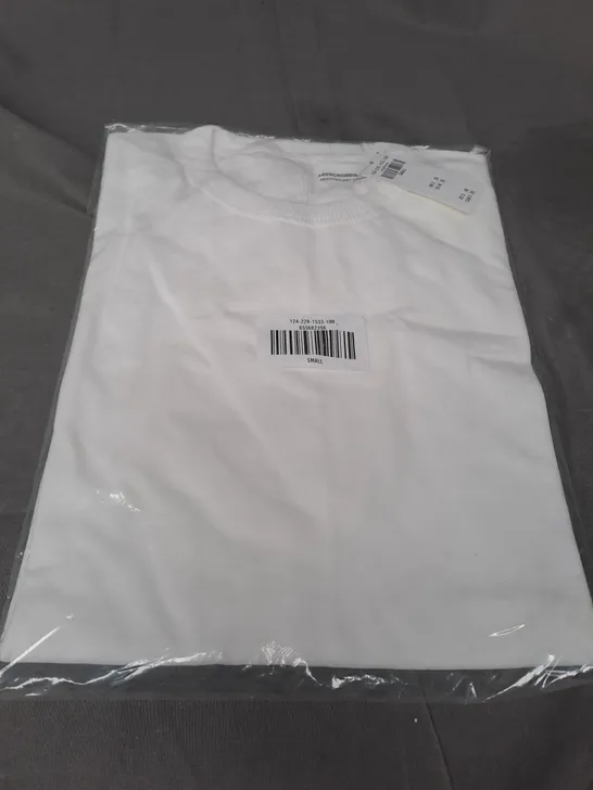 ABERCROMBIE & FITCH WHITE T-SHIRT SIZE S