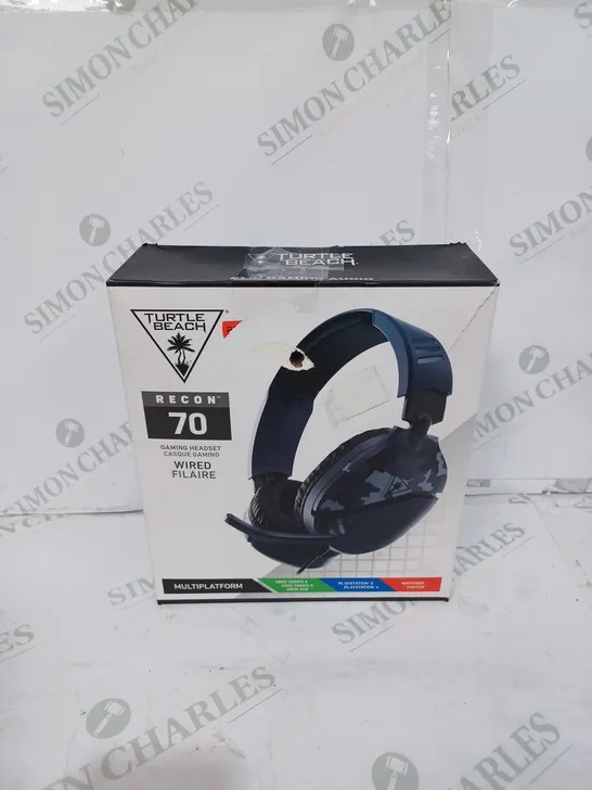 TURTLE BEACH RECON 70 WIRED MULTIPLATFORM GAMING HEADSET 