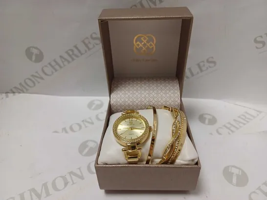 DAISY FUENTES GOLD EFFECT WATCH