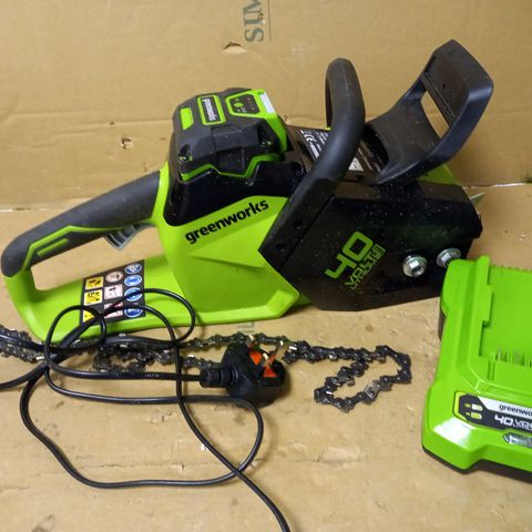 GREENWORKS TOOLS BATTERY CHAINSAW