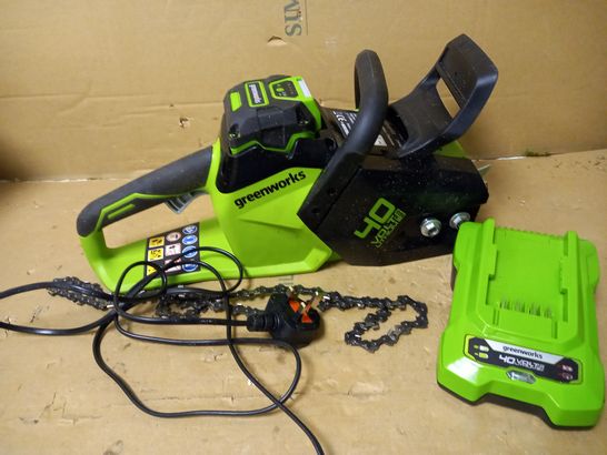 GREENWORKS TOOLS BATTERY CHAINSAW
