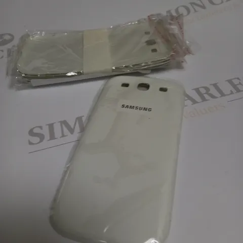 SAMSUNG S3 BACK COVERS WHITE APPROX. 5