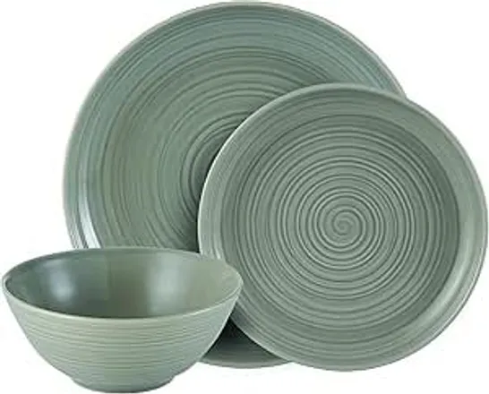 BOXED WILLIAM MASON 12-PIECE DINNERWARE SET (1 BOX)