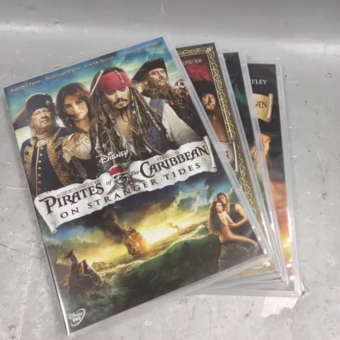 PIRATES OF THE CARIBBEAN FOUR MOVIE DVD COLLECTION 