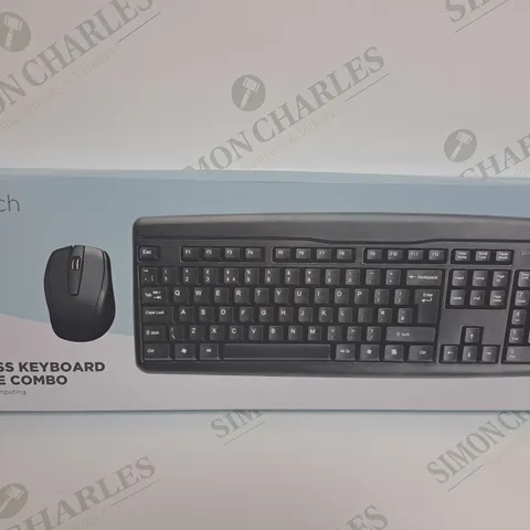 BOXED BRAND NEW 4 X WIRELESS KEYBOARD AND MOUSE COMBO