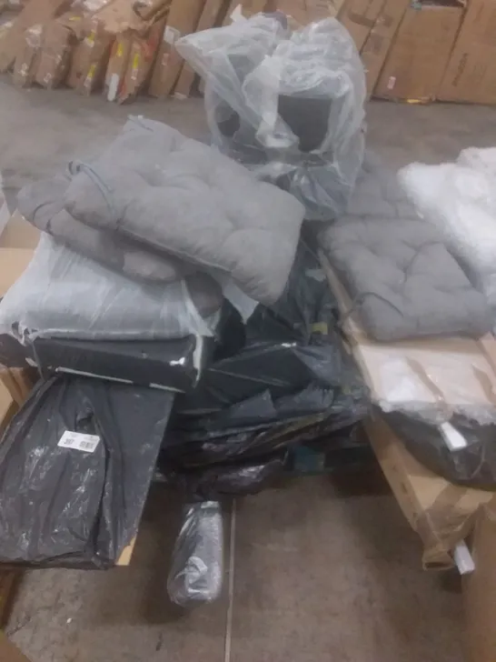 PALLET OF ASSORTED FURNITURE PARTS 