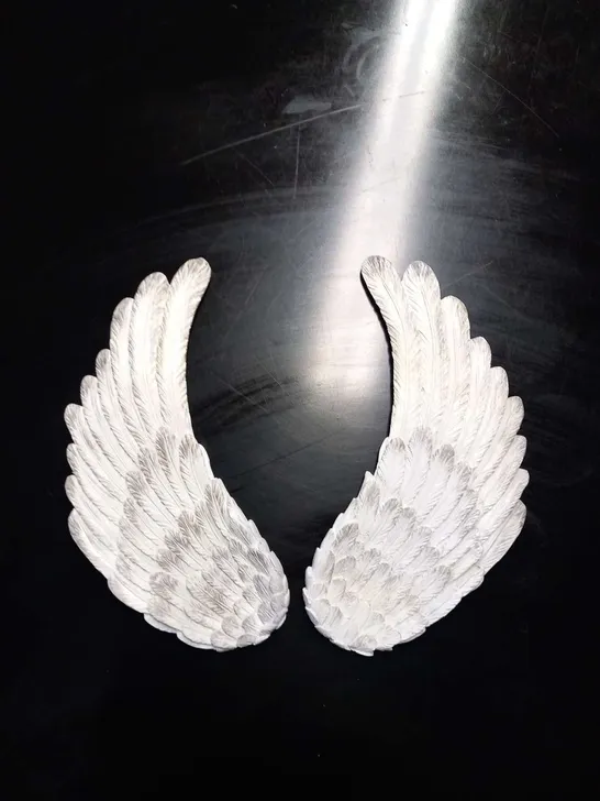 FOUR BRAND NEW BOXED ANGEL WINGS CHRISTMAS WALL HUNG ORNAMENTS