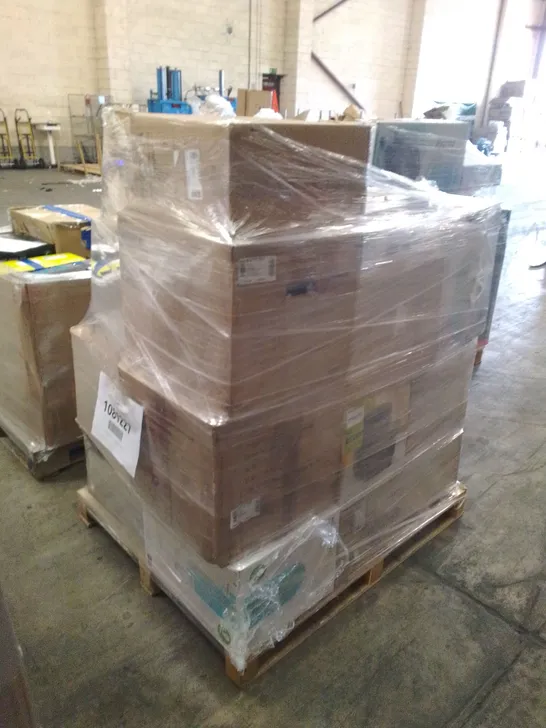 PALLET OF APPROXIMATELY 19 UNPROCESSED RAW RETURN HOUSEHOLD AND ELECTRICAL GOODS TO INCLUDE;