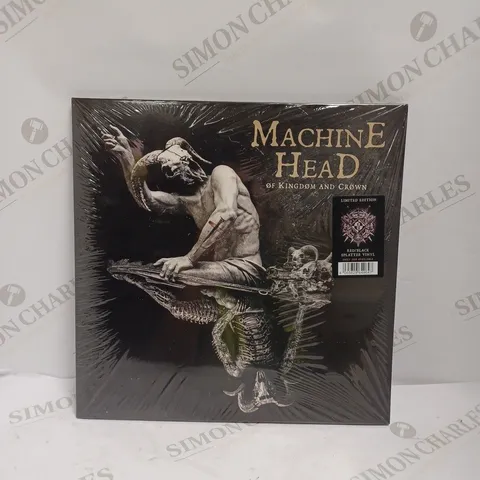 SEALED MACHINE HEAD OF KINGDOM & CROWN LIMITED EDITION VINYL 