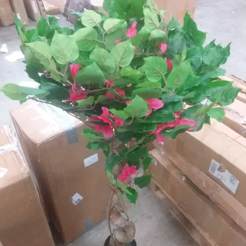 BOXED 120CM ARTIFICIAL BOUGAINVILLEA TOPIARY