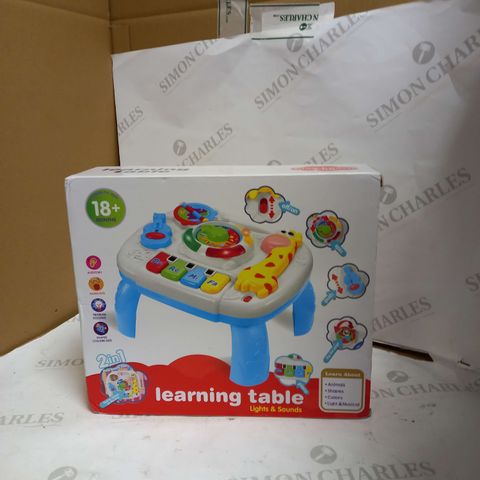 2 IN 1 LEARNING TABLE 18+ MONTHS