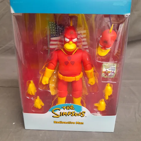 BOXED SUPER7 THE SIMPSONS ULTIMATES WAVE 4 RADIOACTIVE MAN ACTION FIGURE