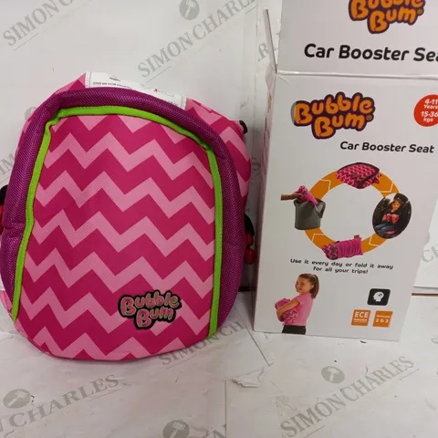 BOXED BUBBLE BUM CAR BOOSTER SEAT 