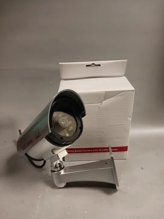 BOXED REALISTIC DECOY BULLET CAMERA WITH IR LEDS