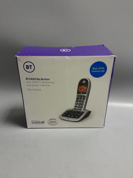 BOXED BT BT4600 BIG BUTTON HOME PHONE