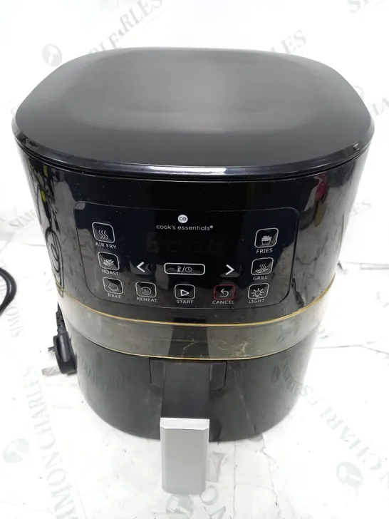 COOK'S ESSENTIALS AIR FRYER - BLACK