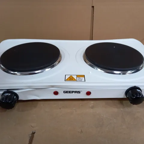 GEEPAS ELECTRIC DOUBLE HOT PLATE