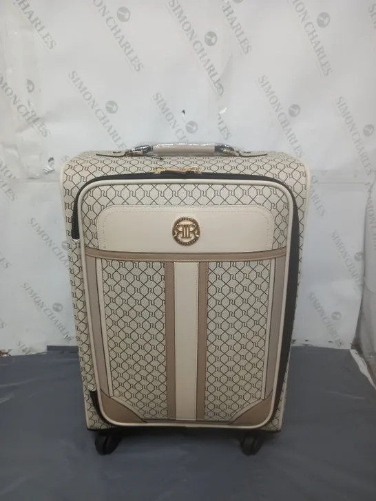 RIVER ISLAND MONOGRAM SUITCASE