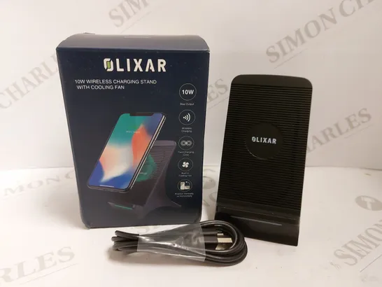 BOXED OLIXAR 10W WIRELESS CHARGING STAND WITH COOLING FAN