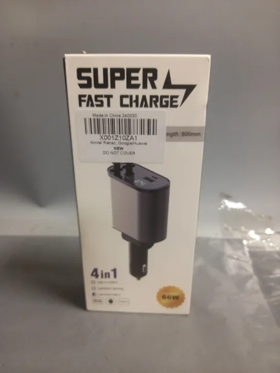 SUPER FAST CHARGE 4 IN 1 CHARGER 