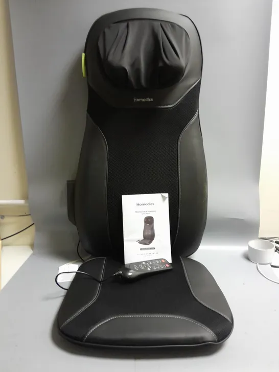 BOXED HOMEDICS SHIATSU BACK MASSAGER WITH HEAT